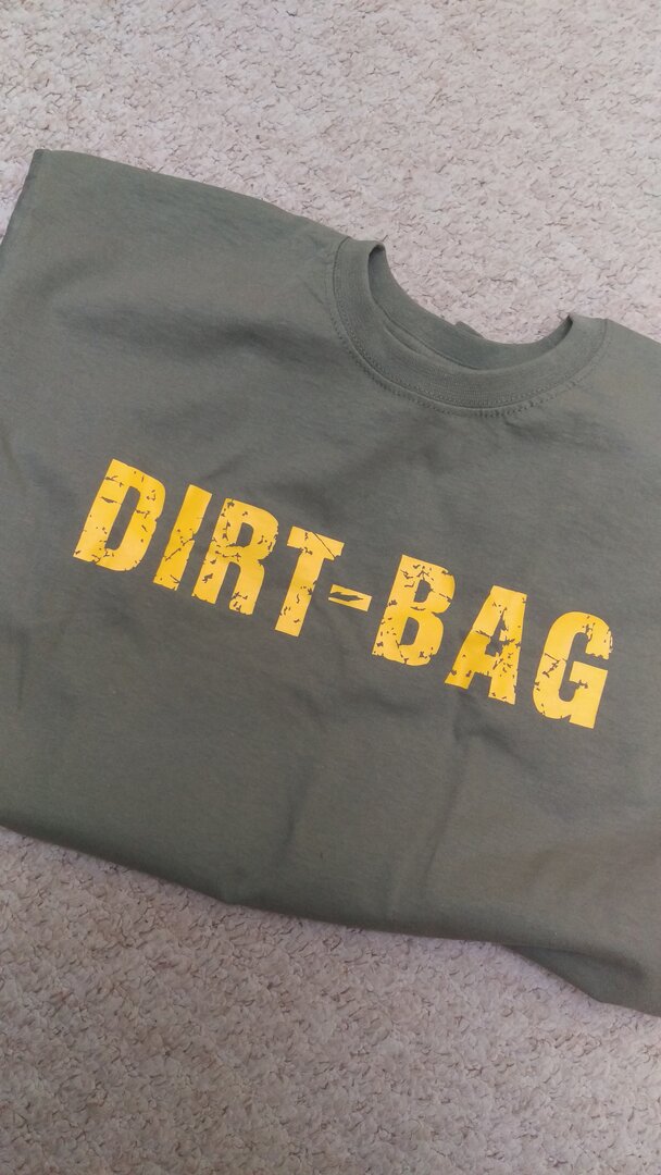 dirt-bag t-shirt